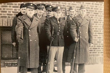 Robert Kodadek is in the front row, far left. Others in the front row: Jerry Flicek, Mike Zvanovec. Rear: John Nickolay, John Flicek, Joe Simon and C