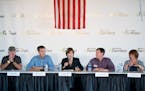 All five leading candidates for governor - Republicans Tim Pawlenty and Jeff Johnson, and DFLers Tim Walz, Lori Swanson and Erin Murphy - shared a sta