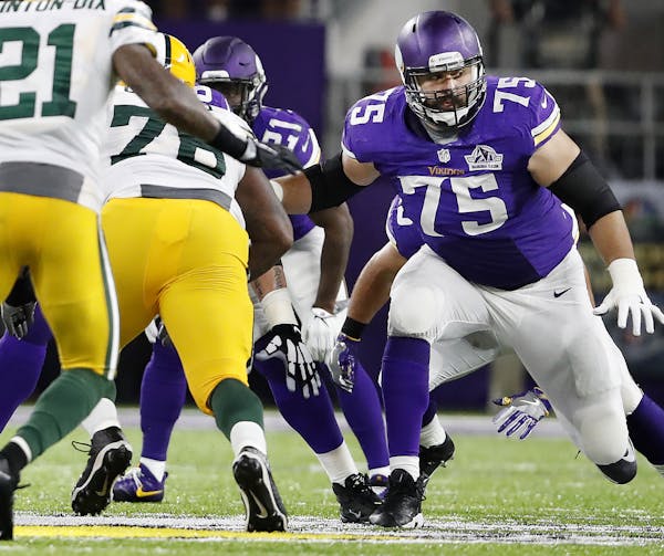 The Vikings have a hole at left tackle with no heir apparent on the 2017 roster. So where does that leave Matt Kalil (75), a pending free agent with a