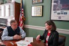 Barb Dentz, an advocate with Tennessee Families for Vaccines, met with her state representative, Sam Whitson, to discuss the state’s declining child