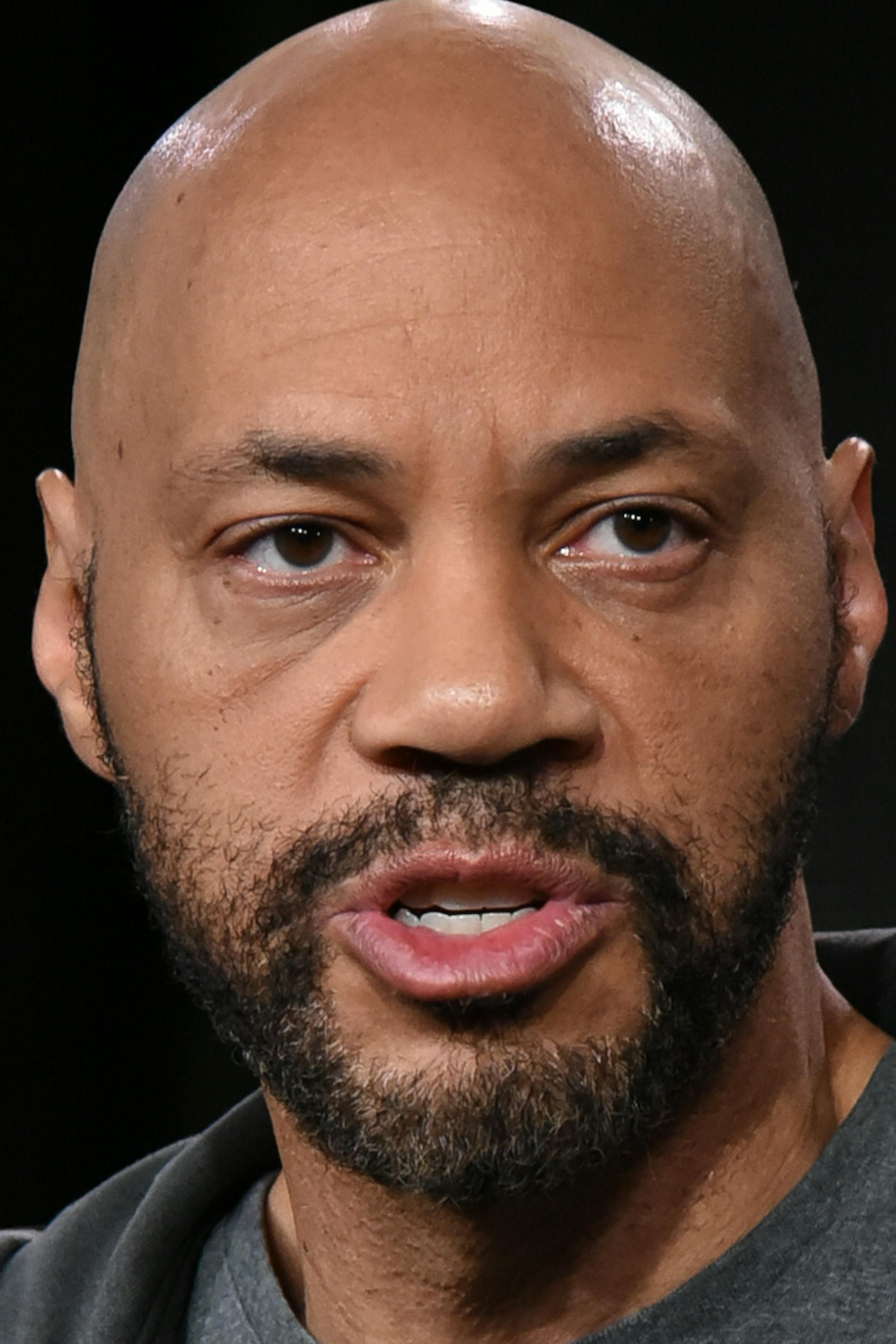 Creator and Executive Producer John Ridley, speaks on stage during the "American Crime" panel at the Disney/ABC Television Group 2015 Winter TCA on Wednesday, Jan. 14, 2015, in Pasadena, Calif. (Photo by Richard Shotwell/Invision/AP)
