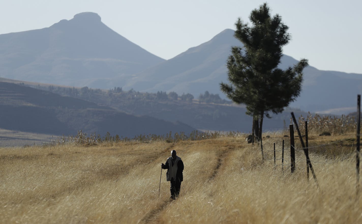 The mountainous land of Ha Mampho village, Lesotho. Associated Press