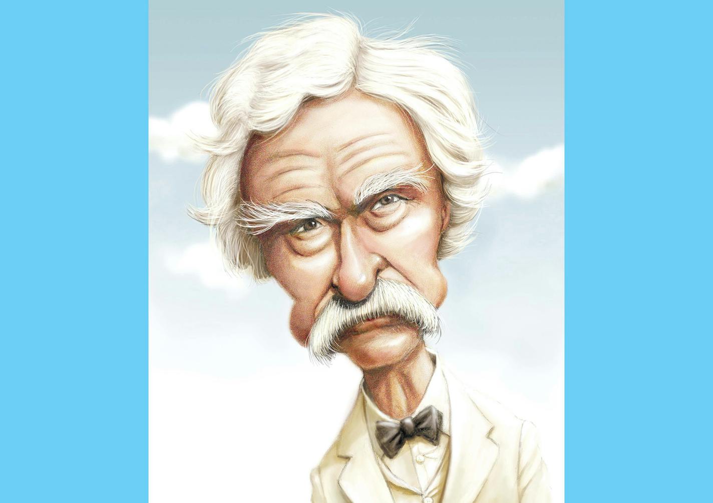 Mark Hoffer/Fort Worth Star-Telegram/TNS
Humorist Samuel Langhorne Clemens, better known as Mark Twain. Fort Worth Star-Telegram 2002