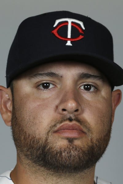 This is a 2014 photo of pitcher Ricky Nolasco of the Minnesota Twins baseball team. This image reflects the Twins active roster as of Tuesday, Feb. 25