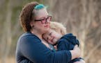 Tiffany Hostetler, 29, of Rice Lake, Wis., and 3-year-old daughter Elenora Hutton.