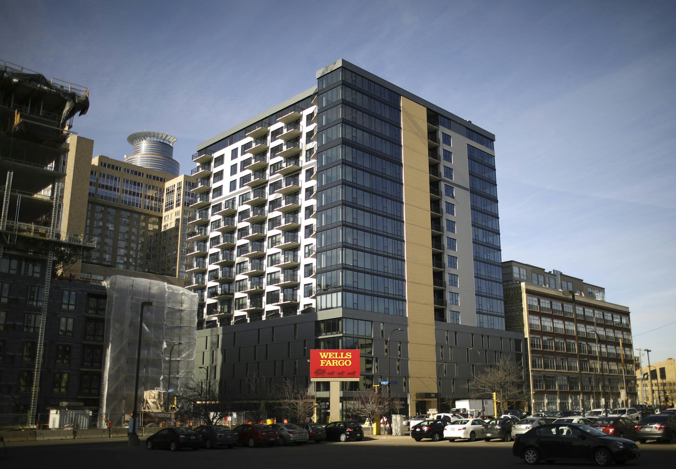 The Portland Towers building, on the corner of S. 8th St. and Portland Ave. S. ] JEFF WHEELER ï jeff.wheeler@startribune.com The 2017 housing market in the Twin Cities metro is off to a strong start, according to a January sales report from the Minneapolis Area Association of Realtors. Mostly. Condos and starter houses were hot. At the Portland Towers in downtown Minneapolis, more than half the units are sold just a few months after completion. Sales agent Luke Kleckner showed Blair Madsen