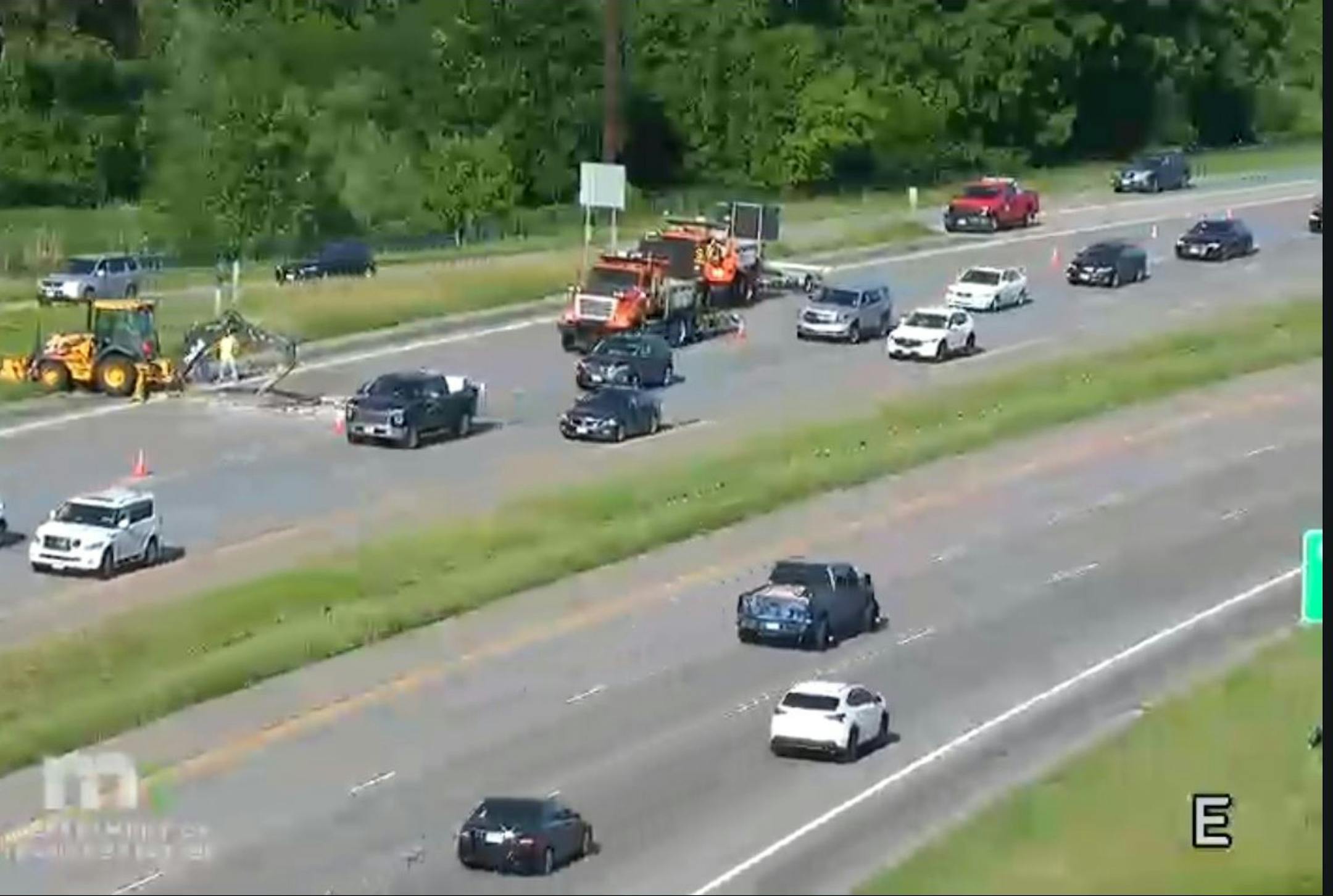 An emergency repair this week on Hwy. 212 in Eden Prairie.