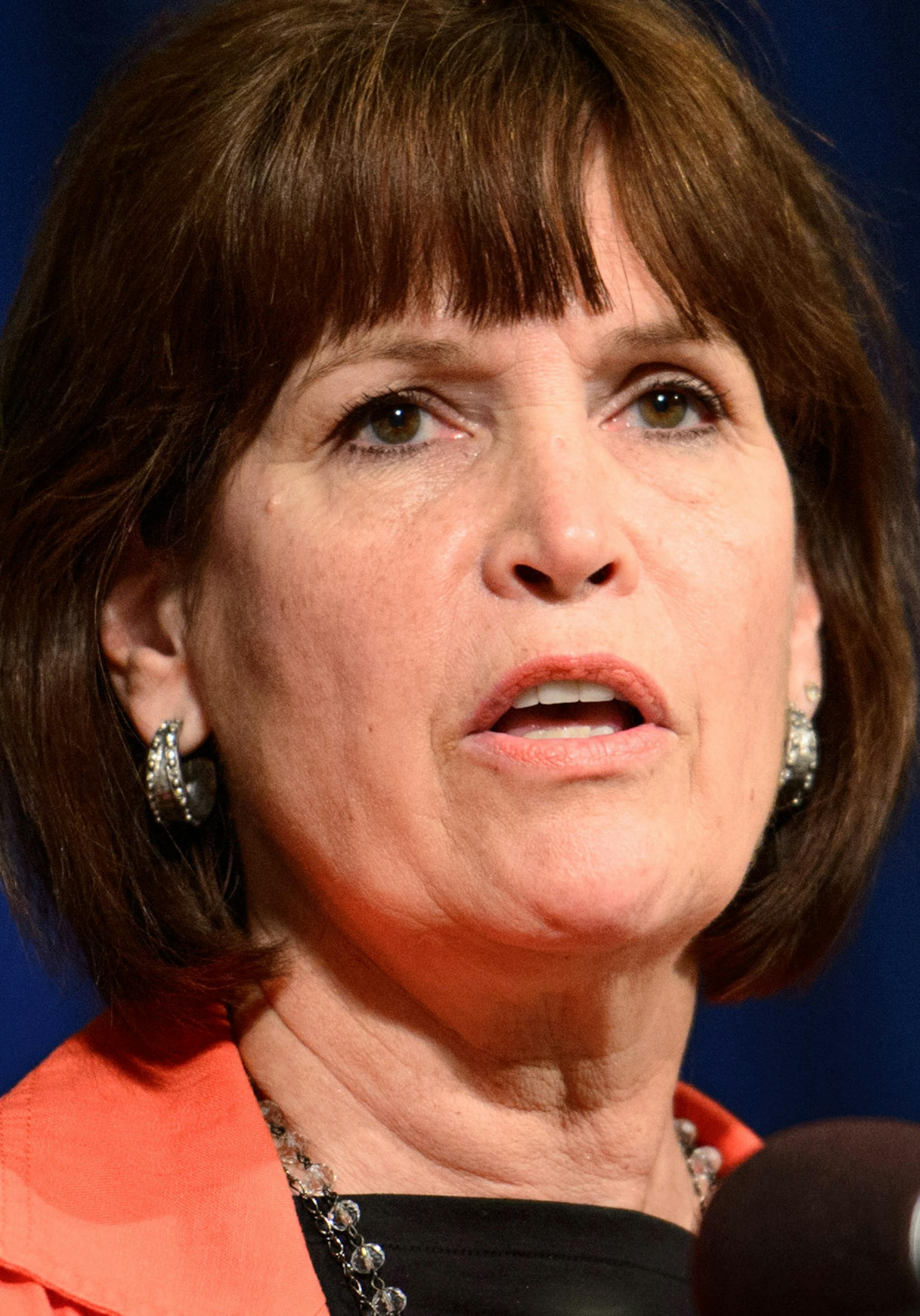 Congresswoman Betty McCollum spoke at the Minnesota AFL-CIO annual convention in St. Paul. ] Monday, September 22, 2014 GLEN STUBBE * gstubbe@startribune.com