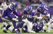 Ifeadi Odenigbo recovered a fumble in December, one play in a season in which the Vikings gave up only 303 points.