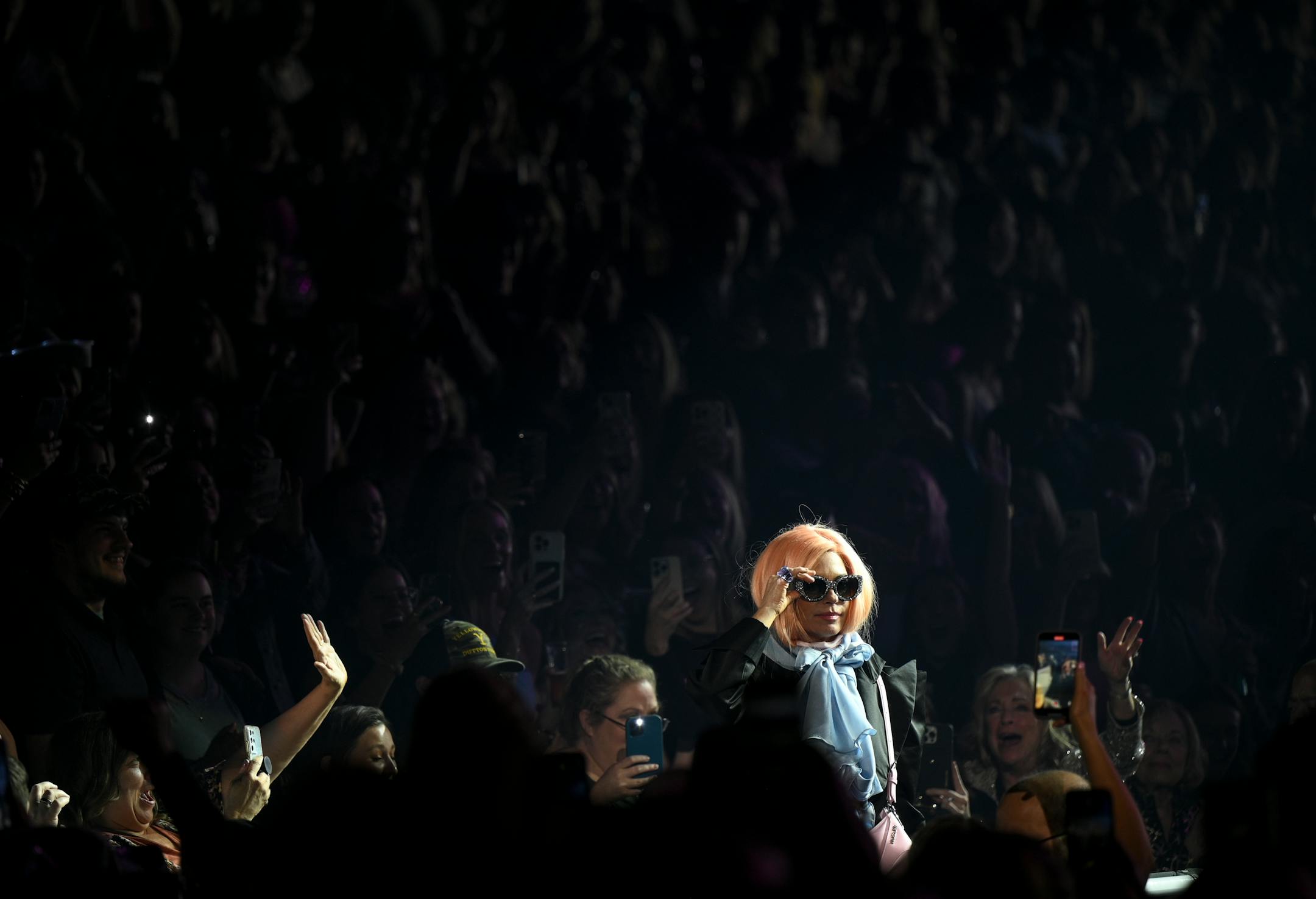 Shania Twain performs Wednesday, May 17, 2023, at the Xcel Energy Center in St. Paul, Minn.