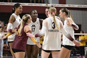 The Gophers lost in four sets to Penn State on Saturday night at Maturi Pavilion
