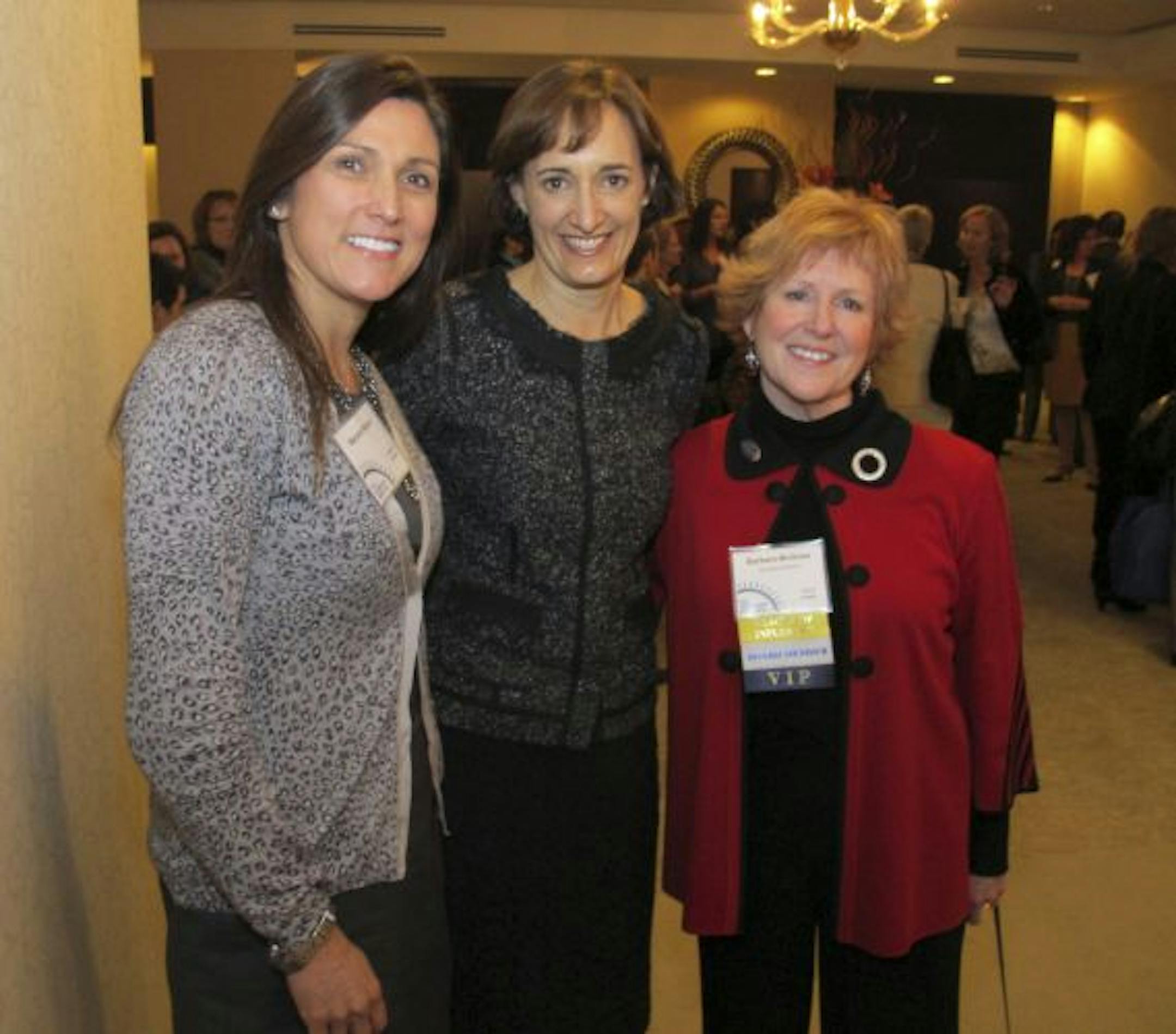 Marjorie Nelson, Ellen Goldberg Luger and Barbara McGraw