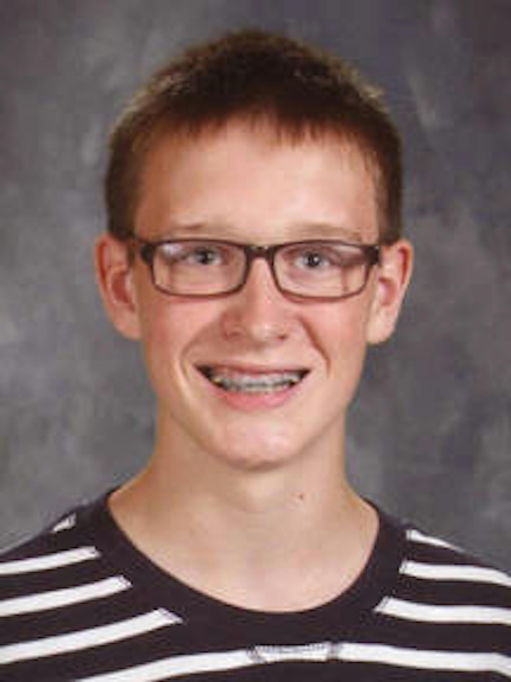Cade A. Klimek, 14, Chisholm High School.