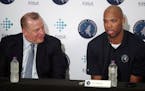 New Timberwolves forward Taj Gibson (right, with coach Tom Thibodeau) on Monday explained last week's arrest in New York City for driving with a suspe
