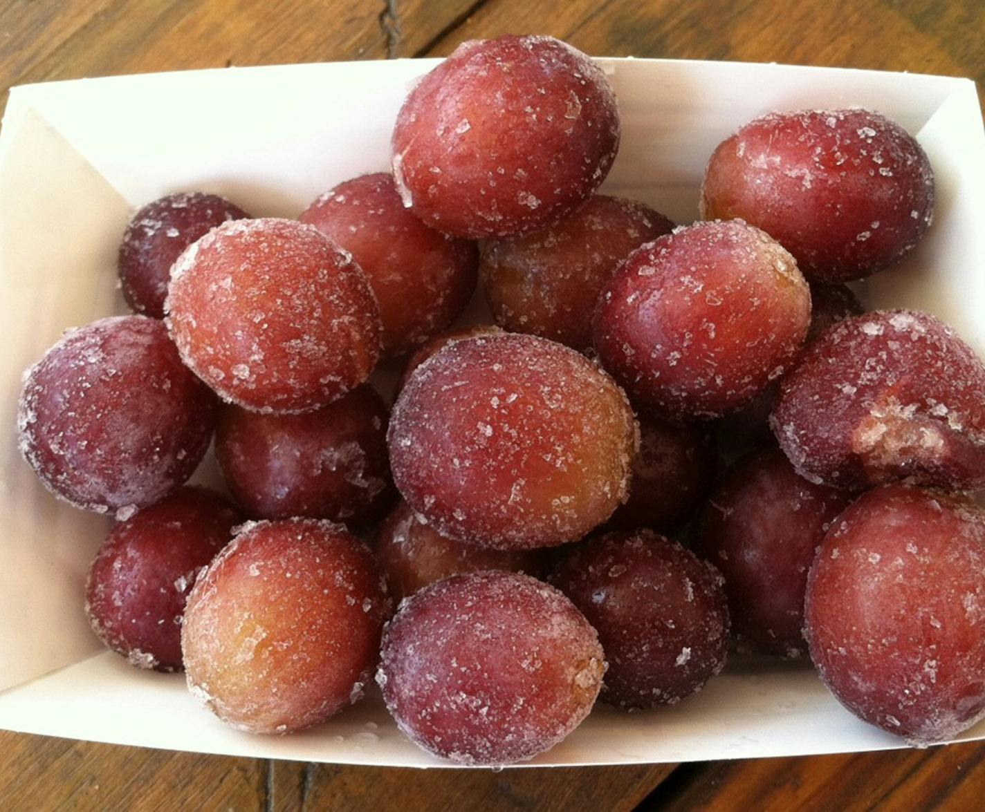 Rick Nelson, Star Tribune Healthy eating at the fair: Frozen grapes