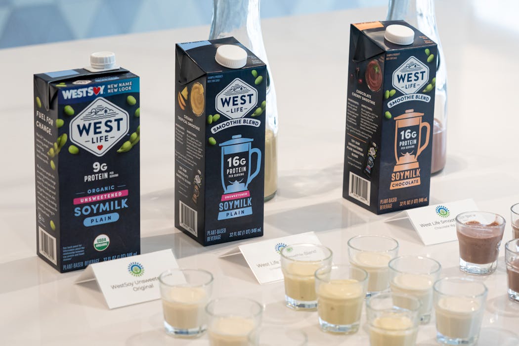 SunOpta acquired Westsoy, which is rebranding packaging as West Life.