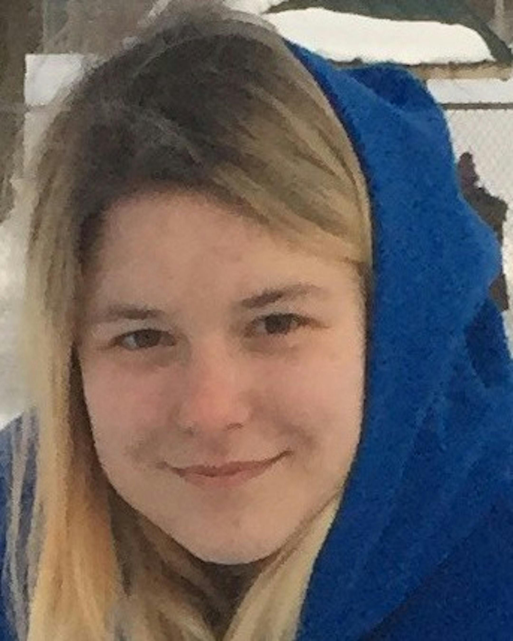 Katelyn Liehr at the Stillwater Dog Park with her Golden Retriever, Molly, and German Shepard, Rizzo, seen running in the background. The Liehr family plans to put up a memorial at the park in honor of Katelyn, who died Feb. 26.