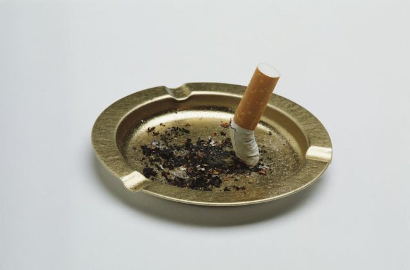 cigarette and ashtray