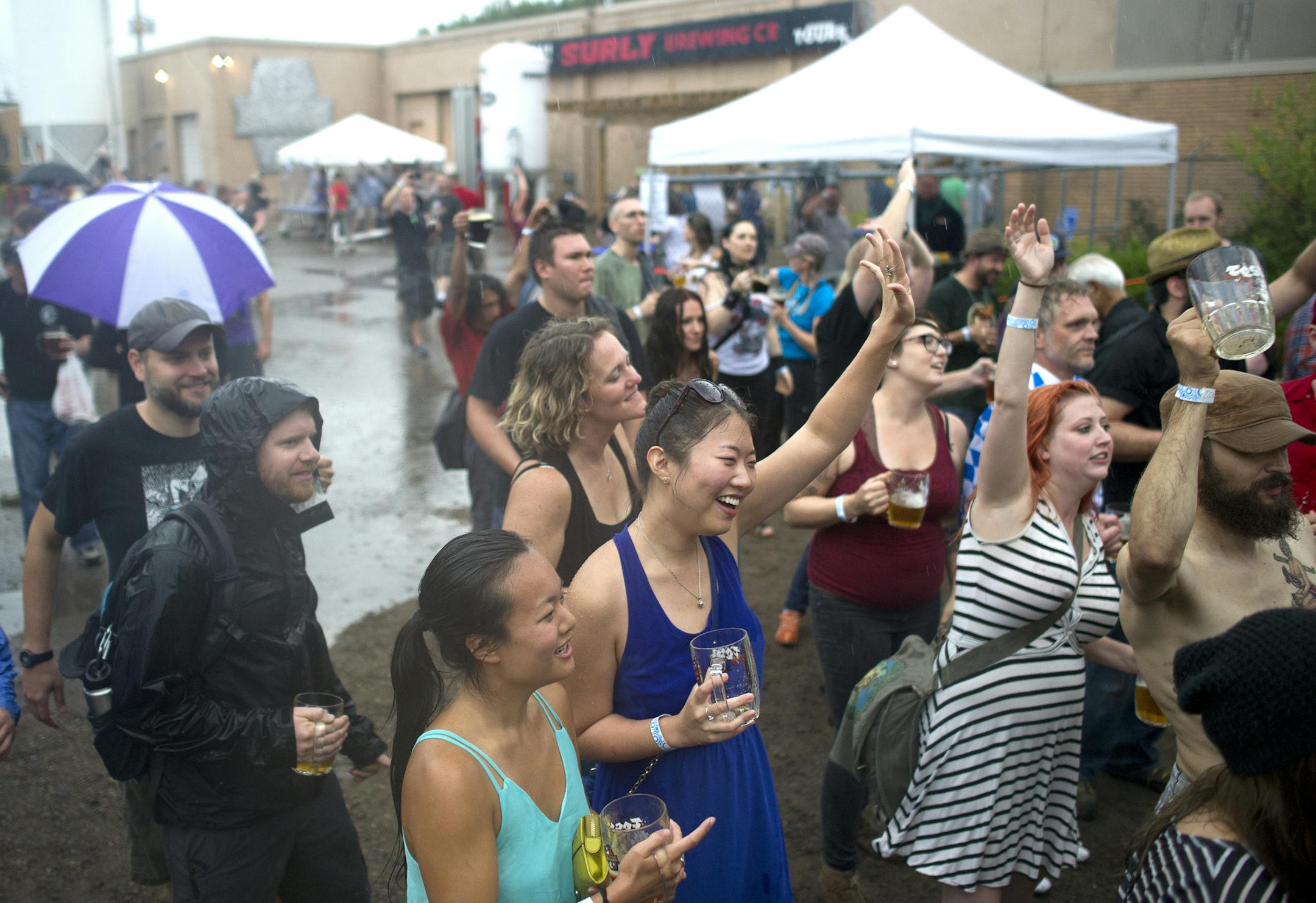 Rain didn’t dampen the spirits of those attending last Saturday’s SurlyFest in Brooklyn Center.
