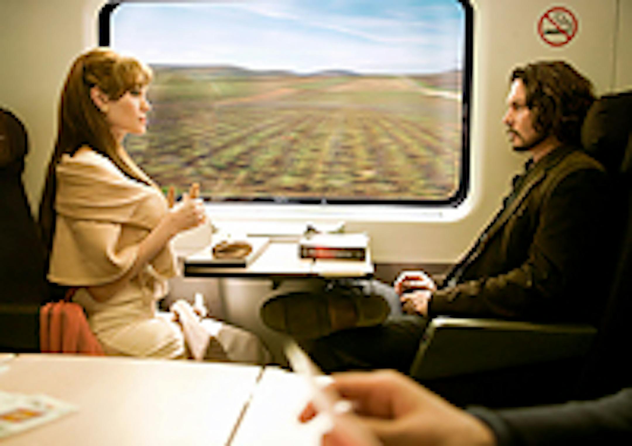 Angelina Jolie Johnny Depp in "The Tourist"