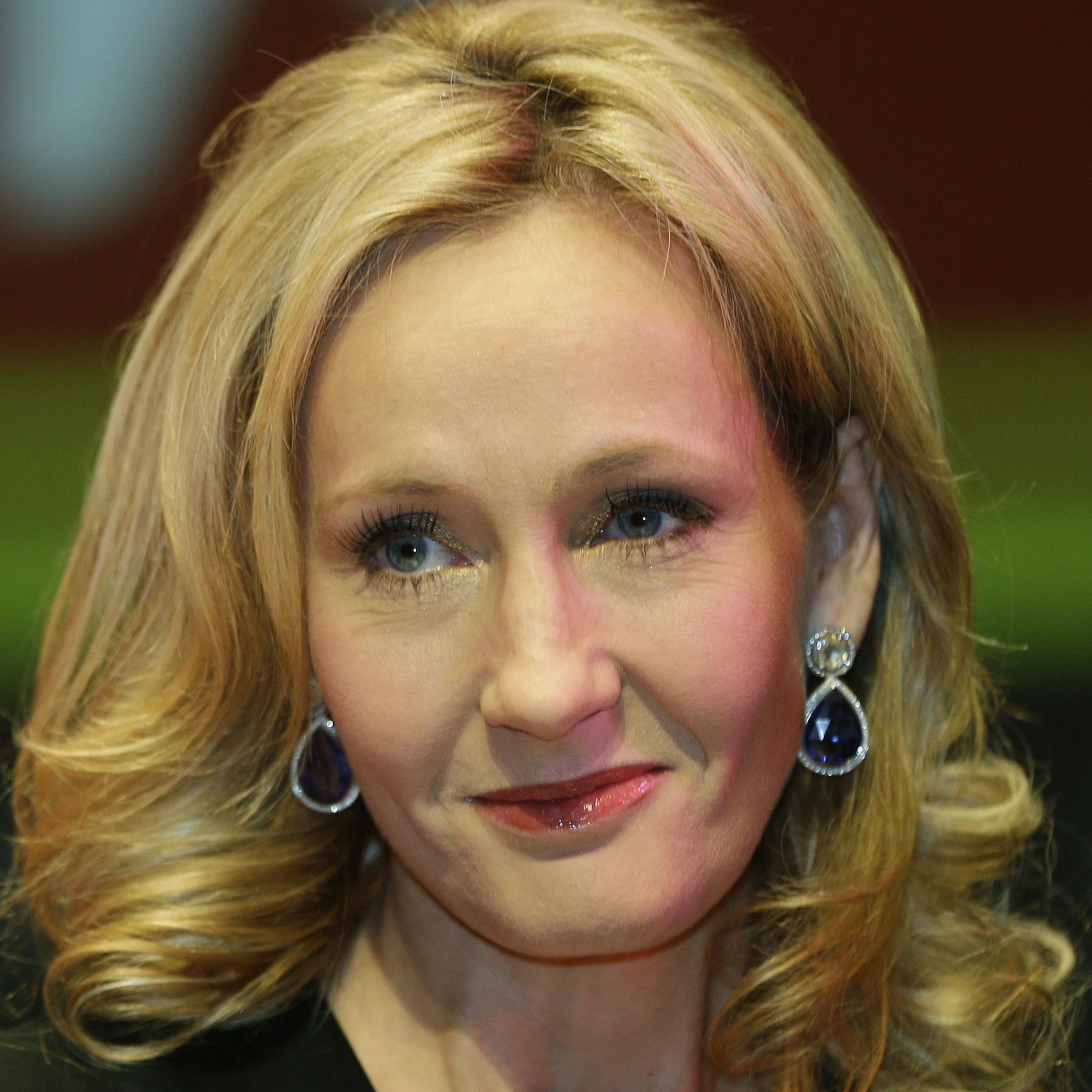 FILE - In this Sept. 27, 2012 file photo, British author J.K. Rowling poses for photographers during a photo call to unveil her new book, entitled: 'The Casual Vacancy', at the Southbank Centre in London. British author J.K. Rowling confirmed Sunday, July 14, 2013 in a statement released by her publicist that "The Cuckoo's Calling", a detective novel which won critical acclaim, was penned under her pseudonym Robert Galbraith. (AP Photo/Lefteris Pitarakis, File)