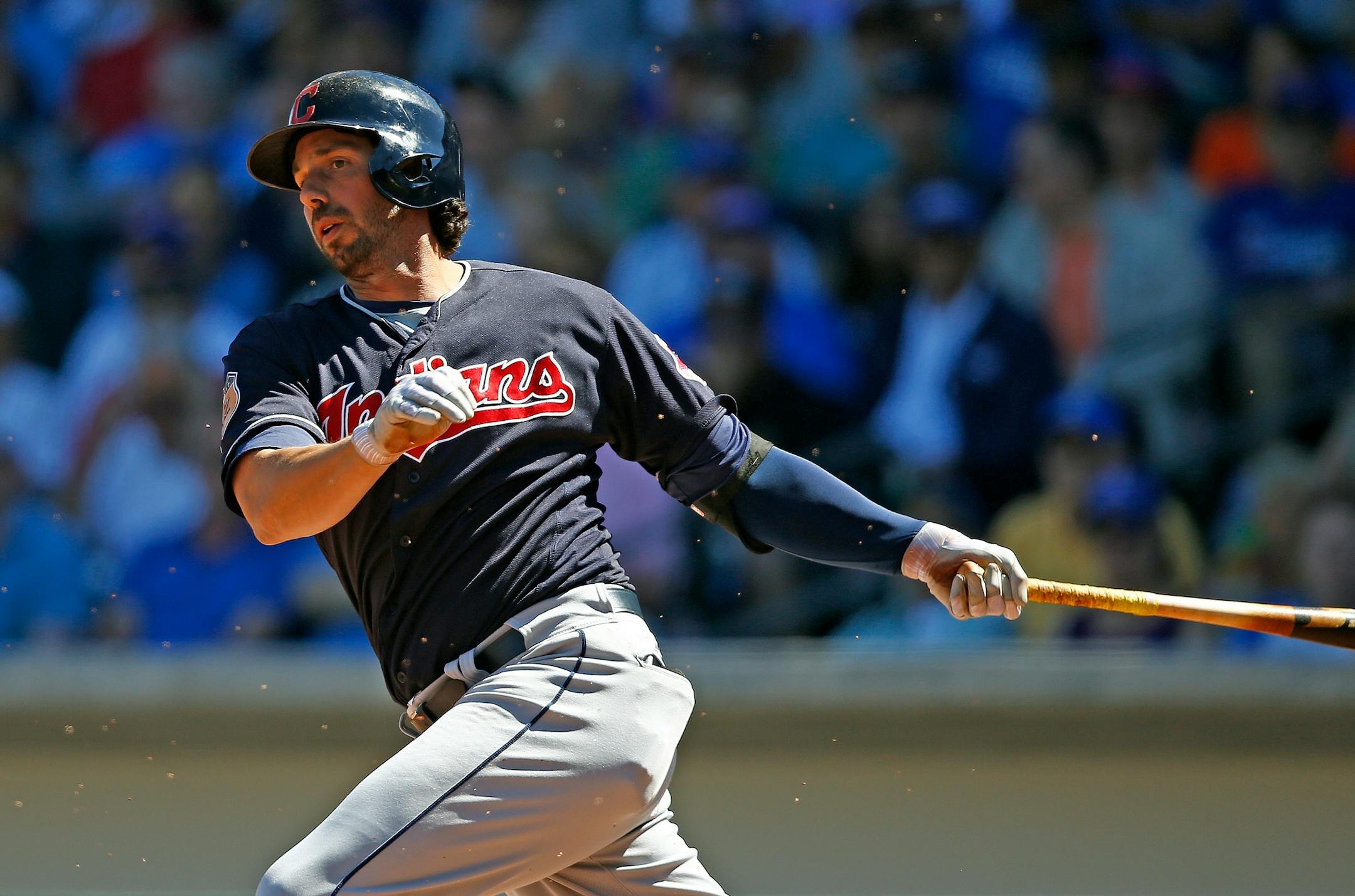 Cleveland Indians first baseman Chris Colabello