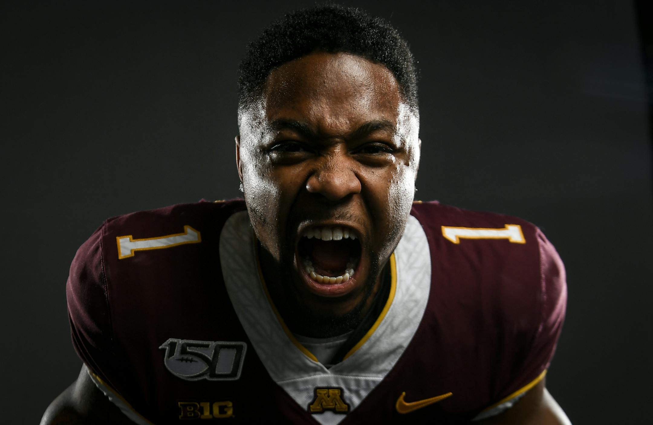 Gophers running back Rodney Smith was photographed Tuesday during media day. ] Aaron Lavinsky ¥ aaron.lavinsky@startribune.com The University of Minnesota Golden Gophers football team held their media day on Tuesday, July 30, 2019 at the Football Practice Facility at the Athletes Village in Minneapolis, Minn.