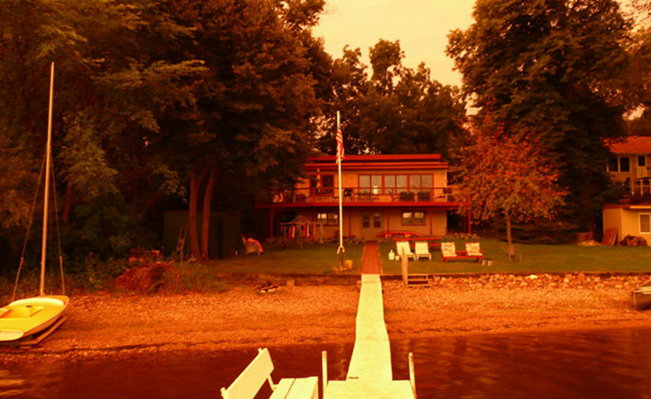 Alan Anderson cabin for Outdoors Weekend.