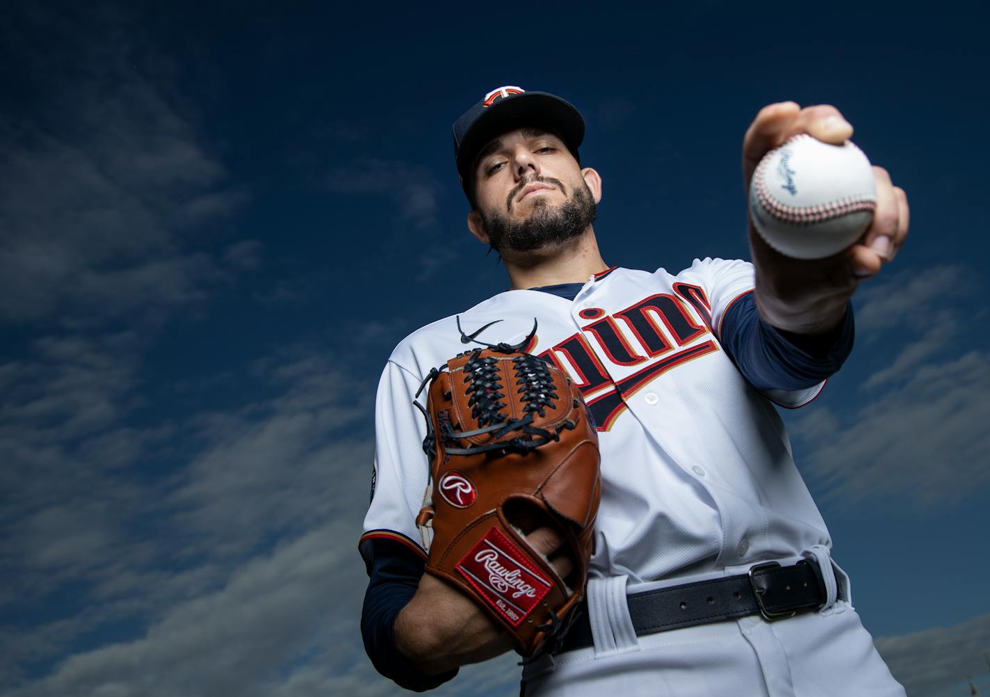 Minnesota Twins pitcher Lewis Thorpe.