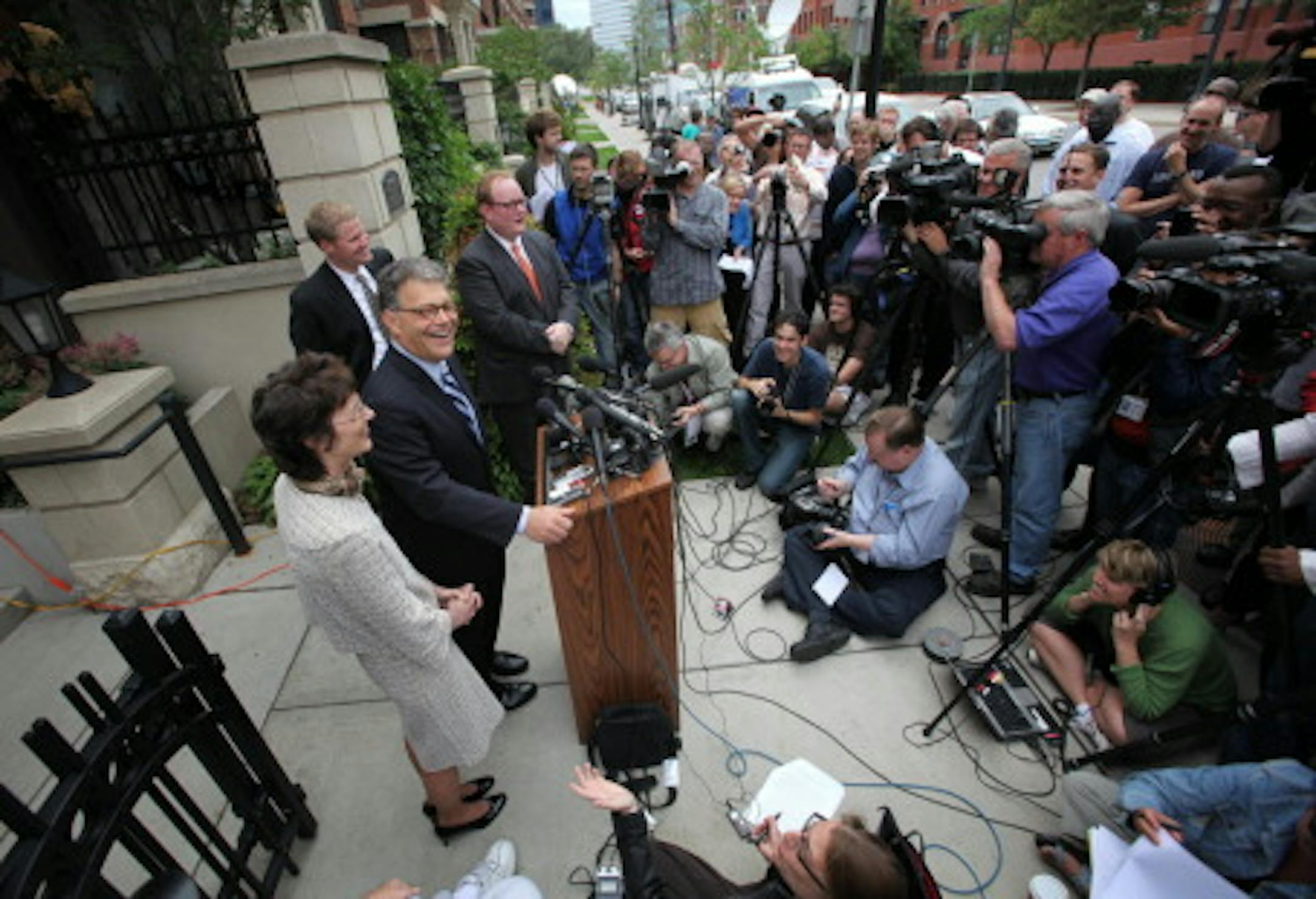 Franken on June 30, 2009/Source: Star Tribune file