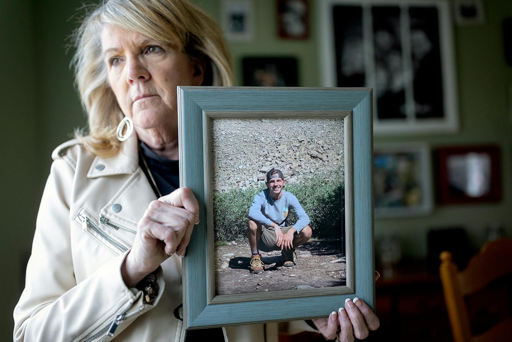 Pam Lanhart's son Jake died of a fentanyl drug overdose in 2021. Lanhart has turned her grief into activism, challenging views about how family members should respond to the opioid epidemic. 