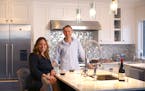 Restaurant owner Rebecca Illingworth Penichot and her husband, executive chef Thierry Penichot of Tinto, in their newly remodeled kitchen. They recent
