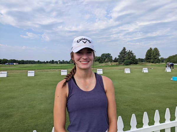 Kathryn VanArragon won the Minnesota Women’s Amateur on Wednesday afternoon and on Thursday morning was at TPC Twin Cities to watch brother Caleb pl