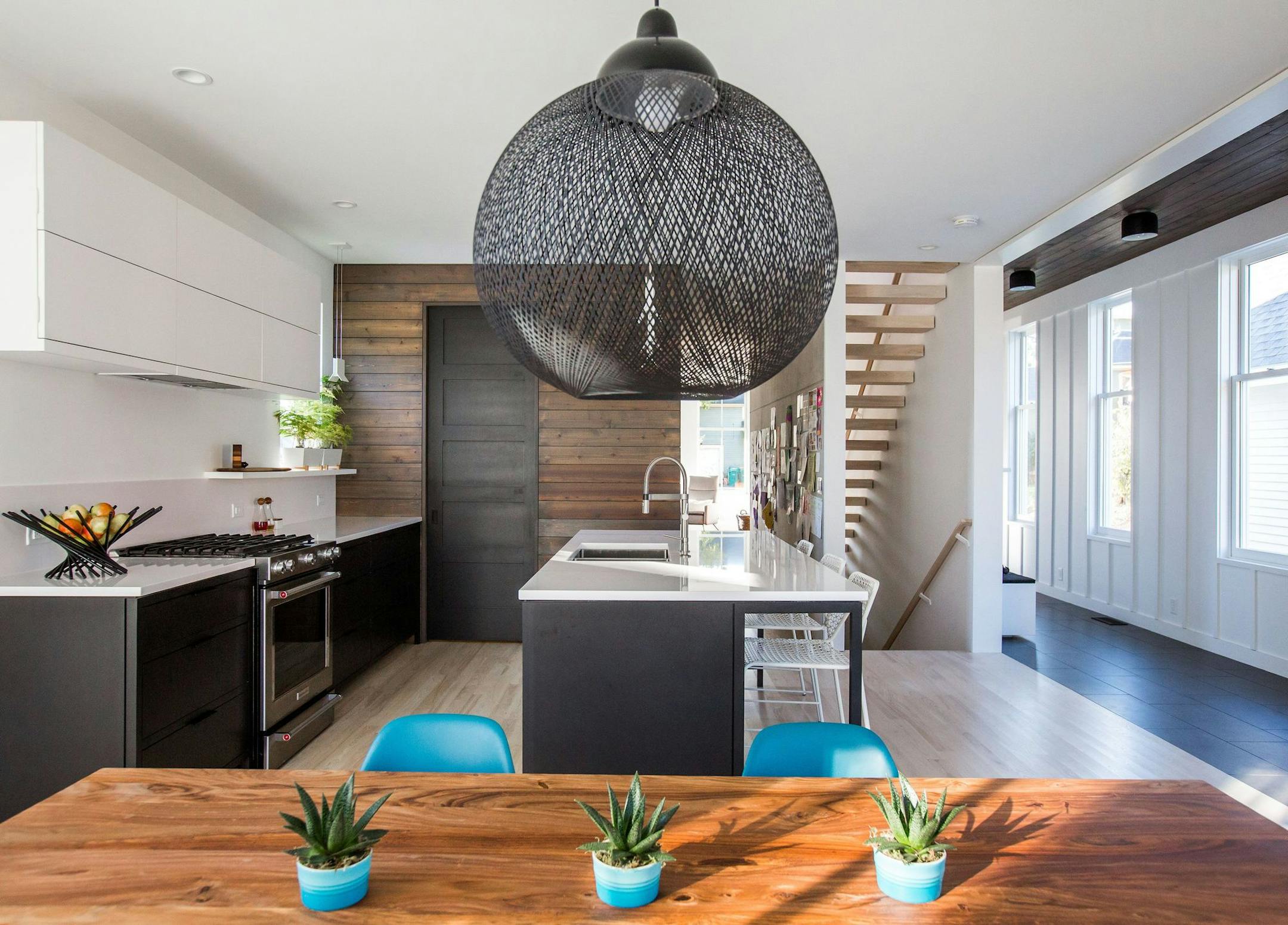 Home of the Month -Architect couple Sara and Jeremy Imhoff's simple. modest and elegant "North Hill House" fits within its historic Stillwater surroundings.