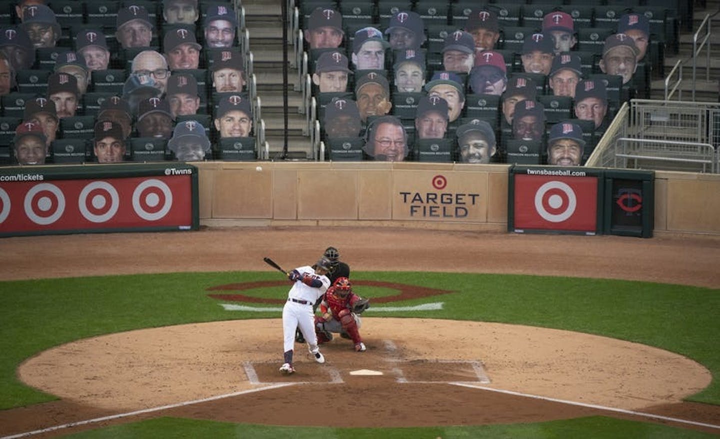 Jorge Polanco broke open the game with a home run in the second inning, when the Twins scored five runs.