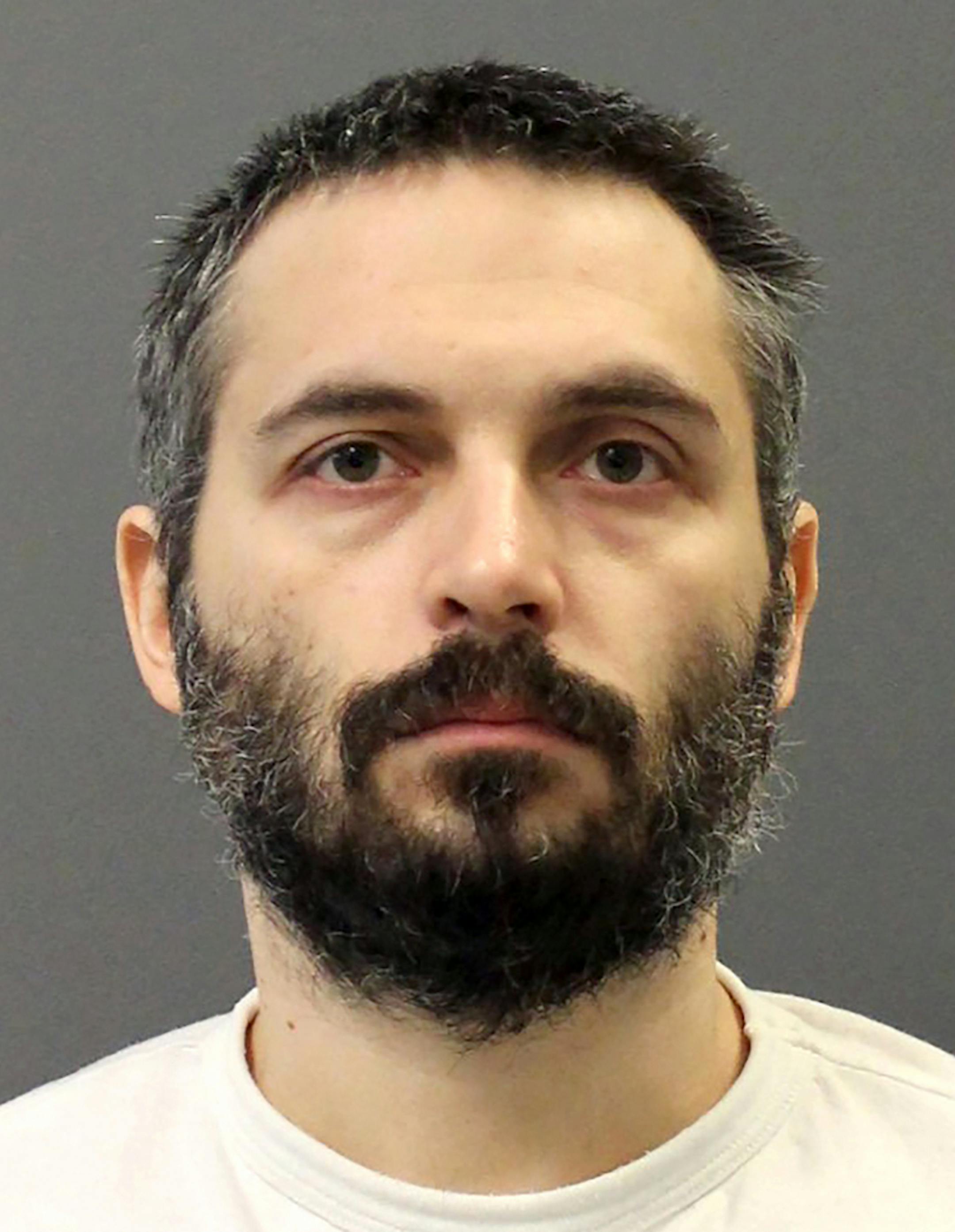 In this undated booking photos provided by the Minnesota Department of Corrections is Tyler Robert Janovsky, accused of shooting Waseca, Minn.,police officer Arik Matson in January. Janovsky pleaded guilty Thursday, July 16, 2020, to two counts of attempted first-degree murder of a peace officer during a hearing in Waseca County District Court. (Minnesota Department of Corrections via AP)