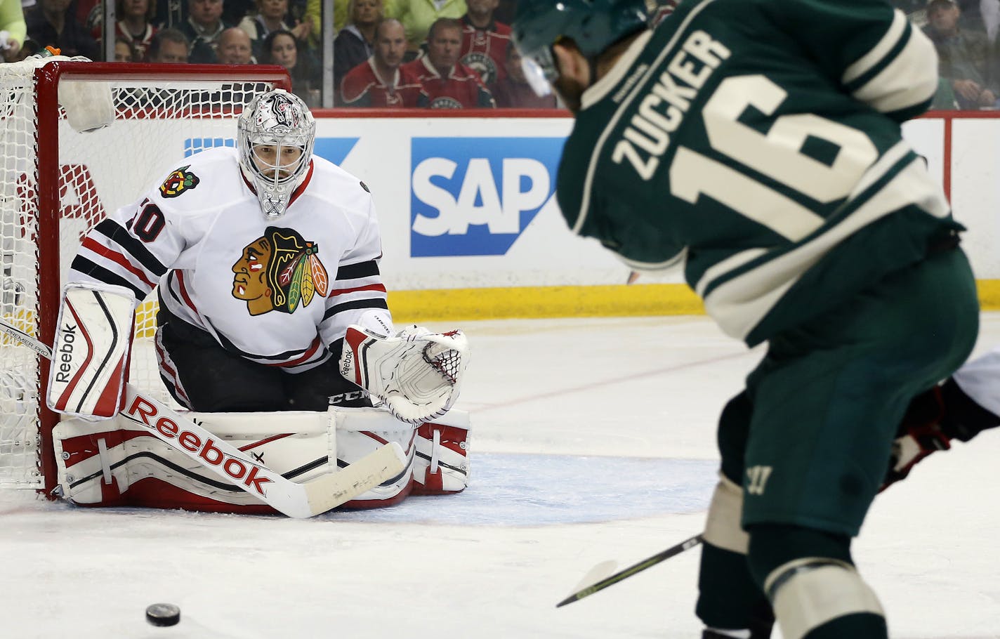 Wild winger Jason Zucker