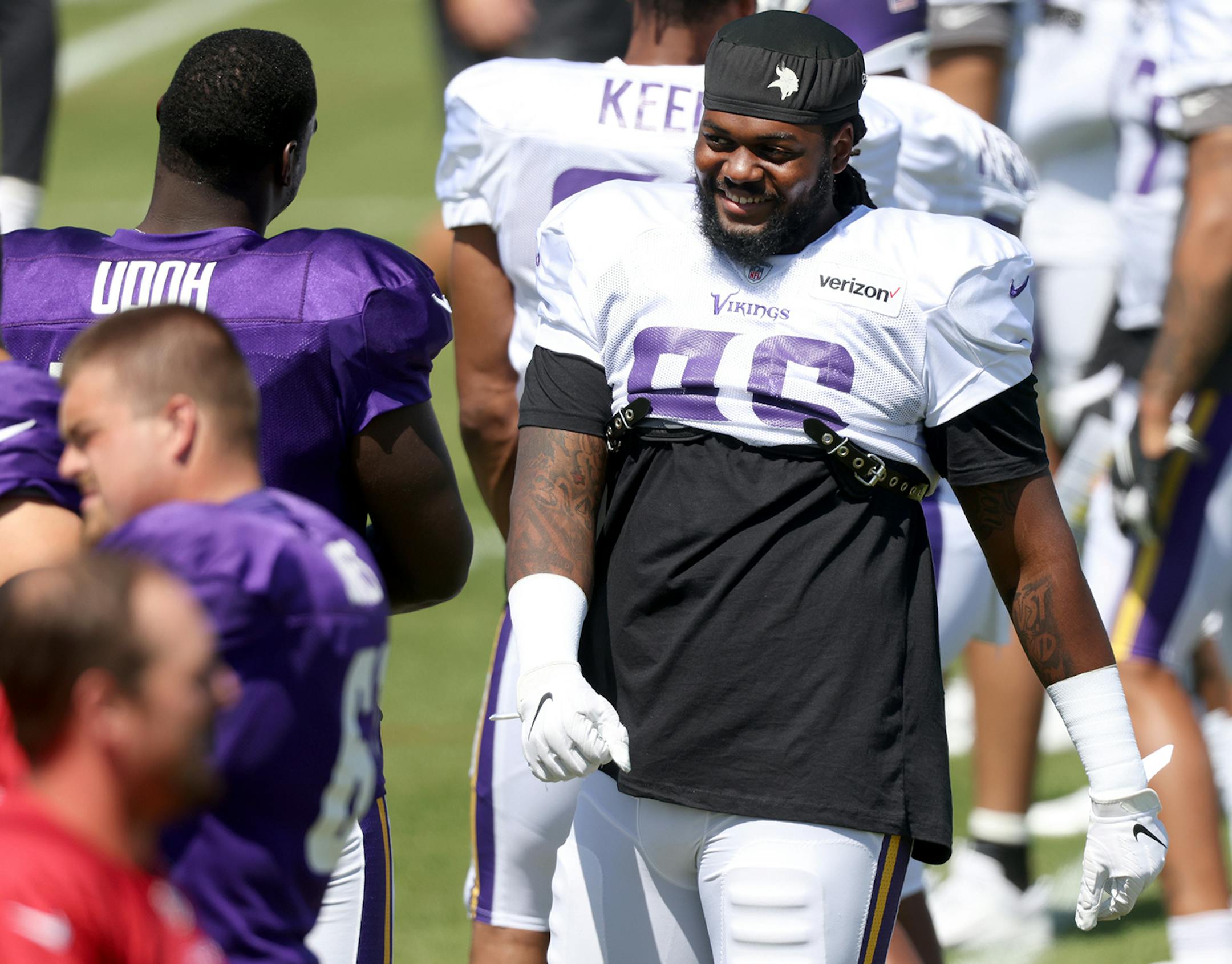 Minnesota Vikings defensive lineman Armon Watts (96).