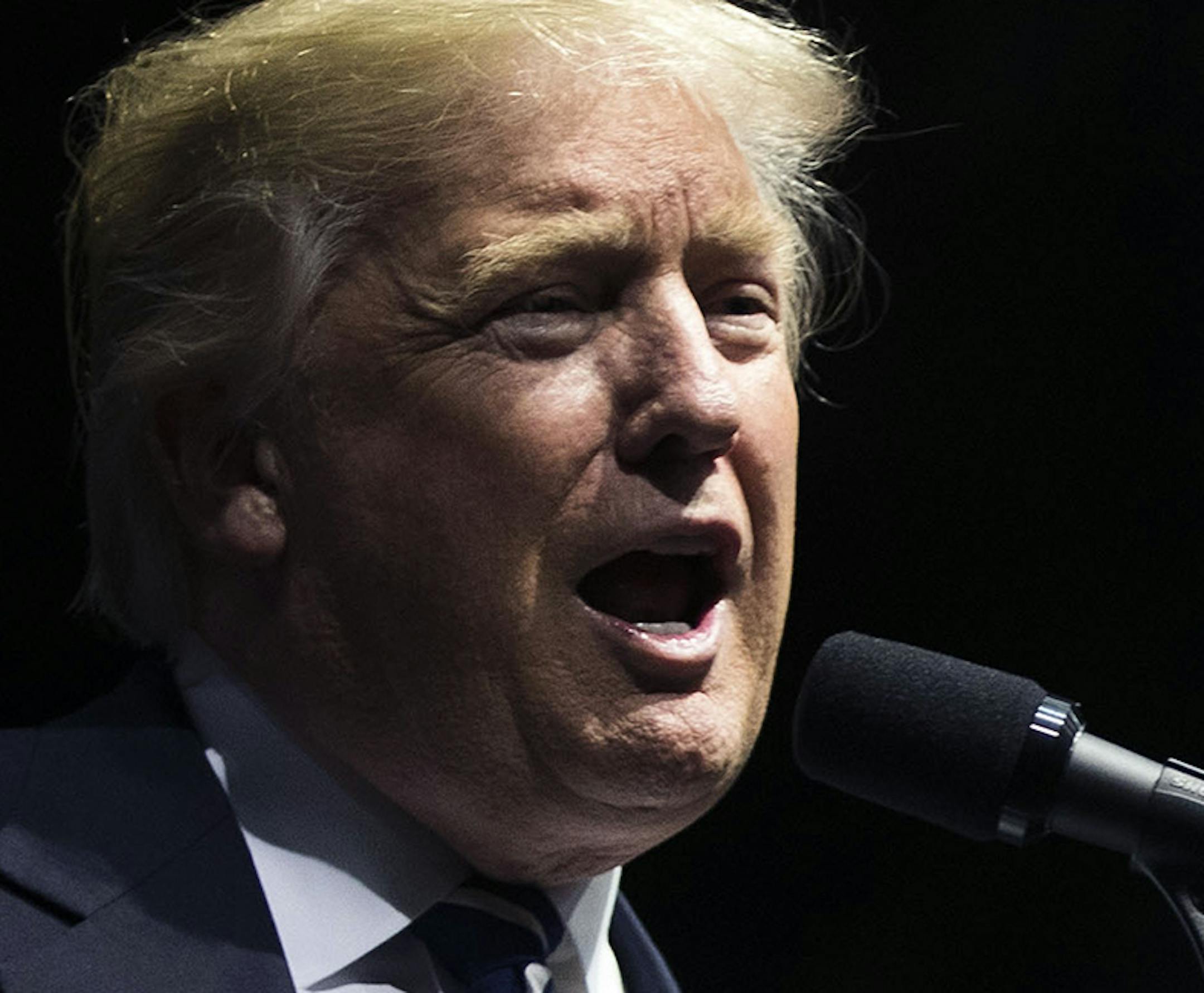 FILE -- President-elect Donald Trump at a rally in Grand Rapids, Mich., Dec. 9, 2016. Trump said he did not believe American intelligence assessments that Russia had intervened to help his candidacy and indicated he would not take a daily intelligence briefing as president, further widening the breach between him and the agencies he will have to rely on to carry out priorities like fighting terrorism and deterring cyberattacks. (Doug Mills/The New York Times)