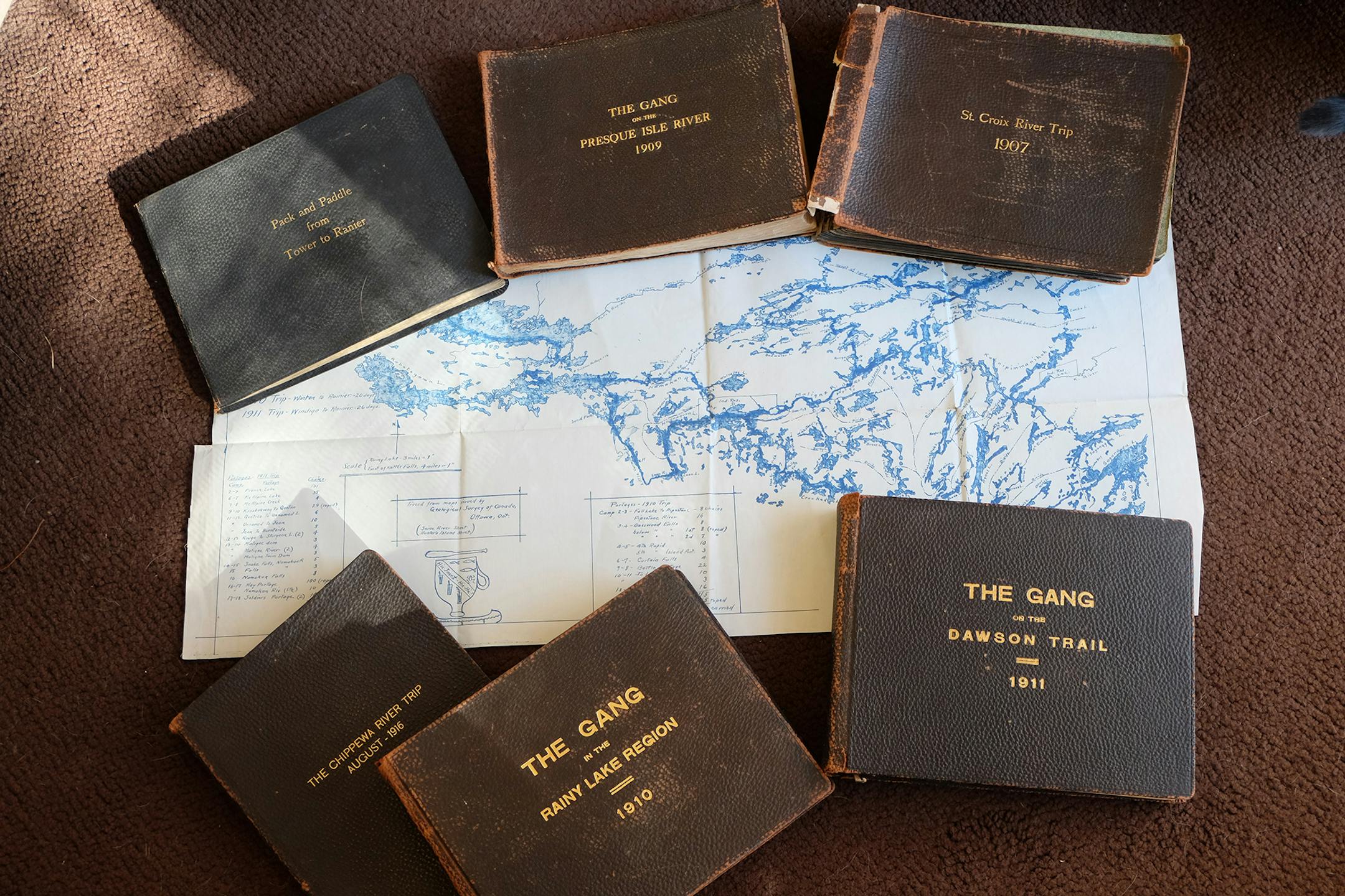 Some of the journals of "The Gang."