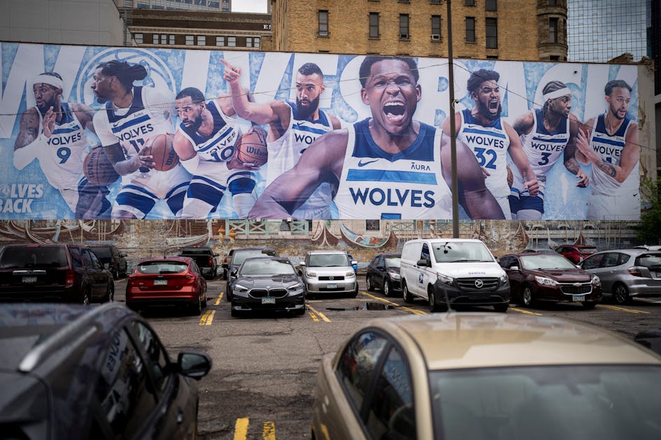 Timberwolves take over downtown Minneapolis lot for Western Conference finals fan events