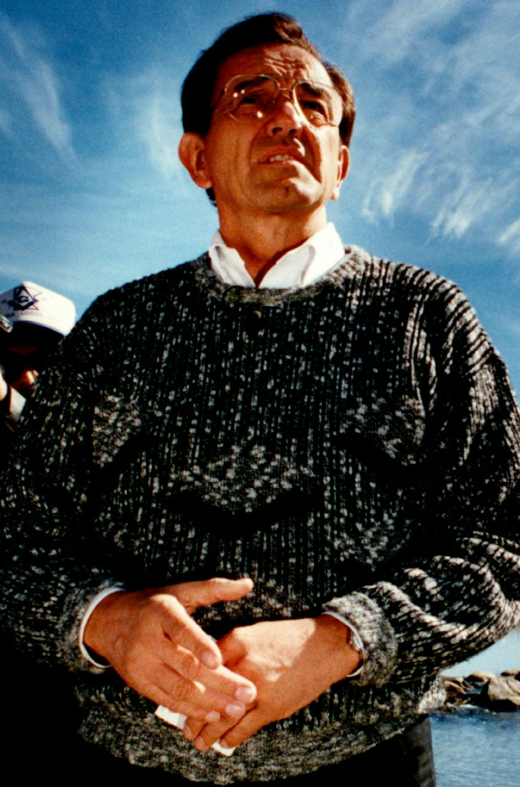 October 8, 1989 Betty Wilson's always ready for the campaign trail, even when it's an impromptu press conference at the headwaters of the Mississippi, where then Governor Rudy Perpich announced he would run again. March 30, 1991 Jeff Wheeler, Minneapolis Star Tribune