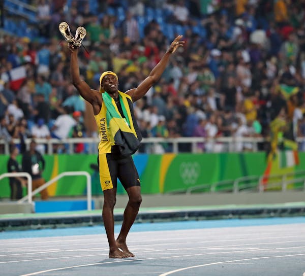 Jamaica's Usain Bolt won three sprints and/or relays in Rio, giving him a total of nine gold medals in three Olympics.