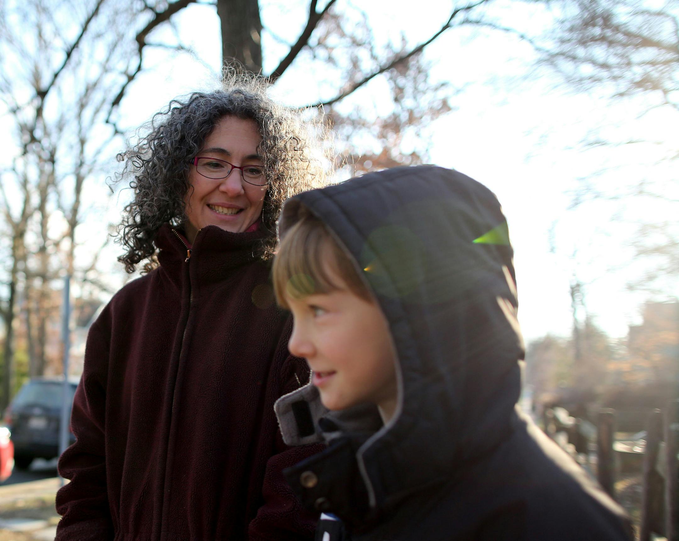 Danielle and Alexander Meitiv were found responsible for "unsubstantiated" neglect for allowing their children walk home alone from a playground a mile from their home in Silver Spring, Md. Danielle appears here with Rafi, 10, in January 2015.