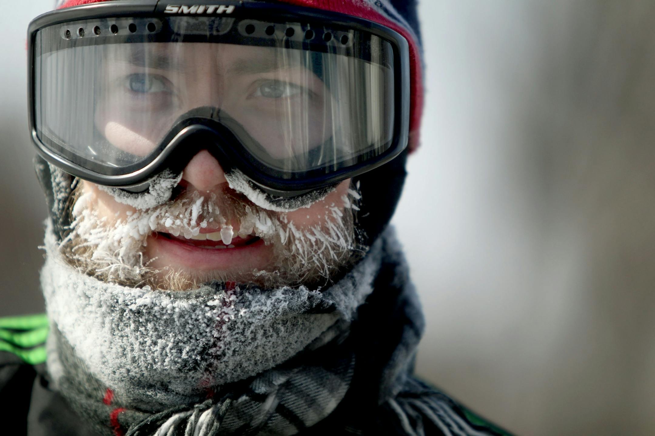 "This is the coldest temp I've run in since 2010," said Andrew Ashton of St. Paul, and his face bore witness as he finished his 8-mile run near the Como Zoo on Monday.