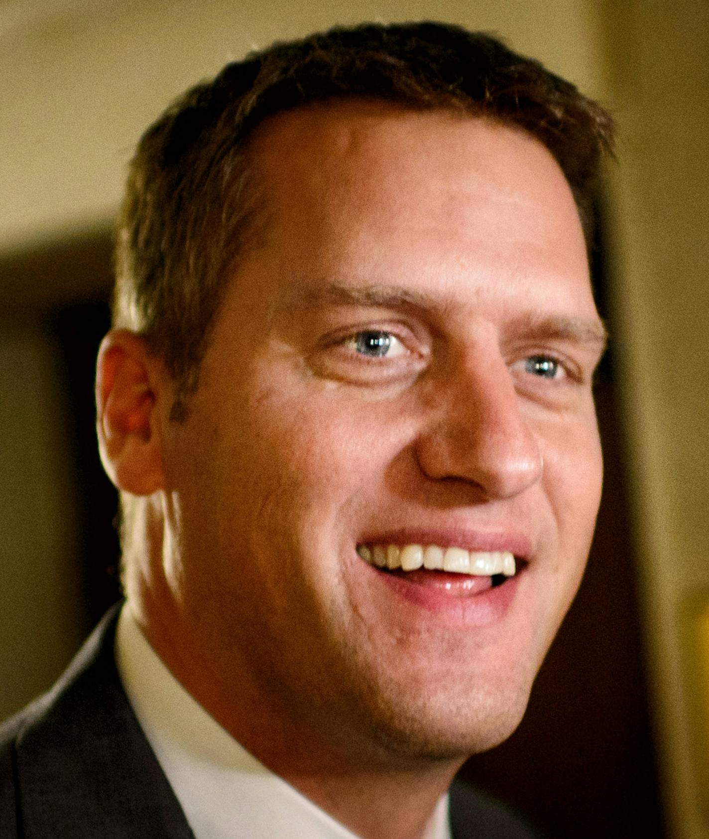 Kurt Daudt emerged from an all-day meeting of GOP legislators as as the new House Speaker-designate. ] GLEN STUBBE * gstubbe@startribune.com Friday, November 7, 2014 Republican legislators have elected Kurt Daudt as the new House Speaker-designate and Rep. Joyce Peppin has been named Majority Leader-elect.