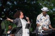 Thomasina Petrus and Thom West performed at the 2022 Party in the Parks honoring volunteers. This year’s event will be held Wednesday at Phalen Park