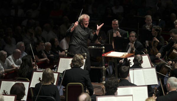 Music Director Osmo Vanska conducted the Minnesota Orchestra's performance of the fourth movement of Beethoven's Symphony No. 9 in D minor, Op. 25 "Ch