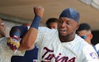 Miguel Sano was greeted by teammates in the dugout after homering in the third inning. ] Shari L. Gross &#xef; sgross@startribune.com The Minnesota Tw