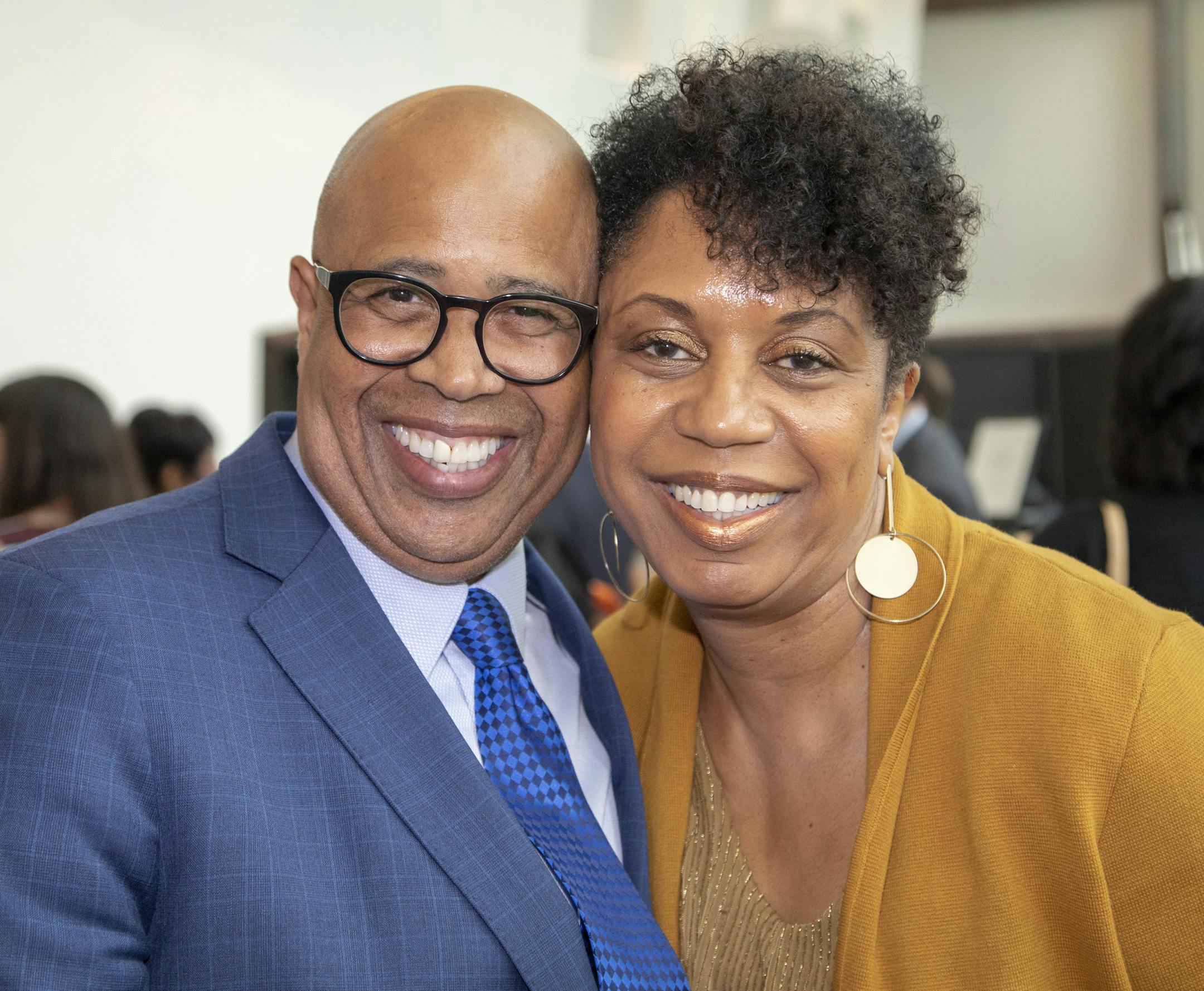 Gary Cunningham and Sharon Smith-Akinsanya.